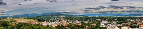 Výhľad na hory alebo výhľad na hory priamo z apartmánu