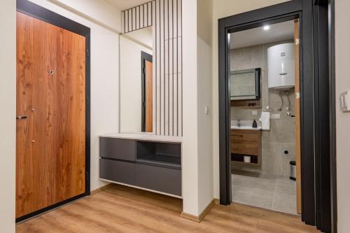 Kuchyň nebo kuchyňský kout v ubytování Dulamerovic Hotel