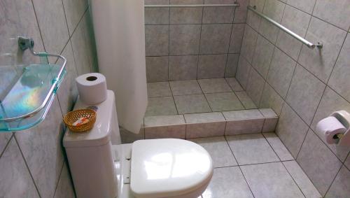 Koupelna v ubytování Amotape Home