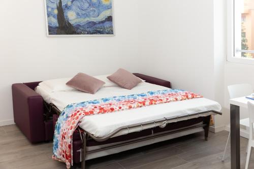 Katil atau katil-katil dalam bilik di Van Gogh Exclusive Apartment