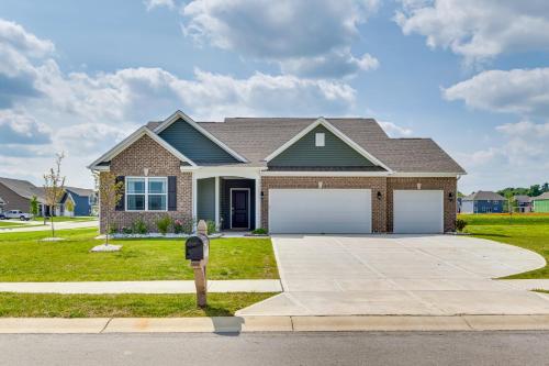 a house with a parking meter in front of it at Cozy Cartersburg Home about 14 Mi to Indianapolis in Cartersburg
