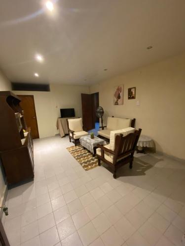 Posezení v ubytování Casa Zapico