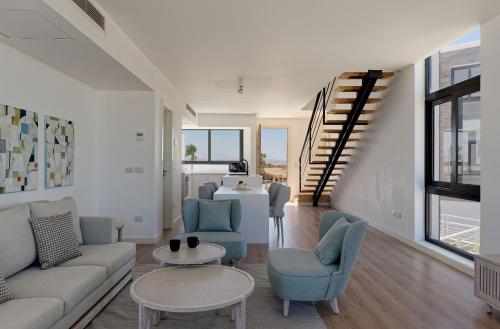 Χώρος καθιστικού στο VESTA - Soma Bay Residence