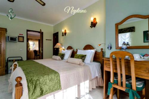 Letto o letti in una camera di Vila Atlântida
