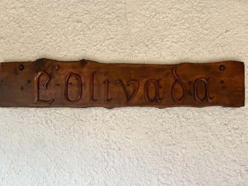L'Olivada, villa d'exceptionに飾ってある許可証、賞状、看板またはその他の書類