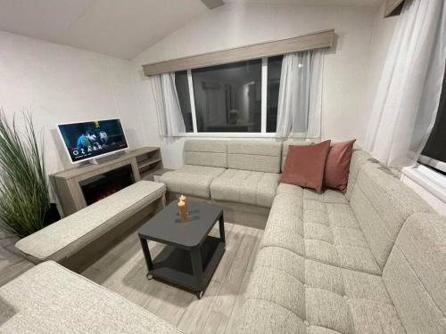 TV a/nebo společenská místnost v ubytování Garden guest house