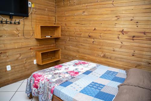 Postel nebo postele na pokoji v ubytování Pousada Tio Bilia