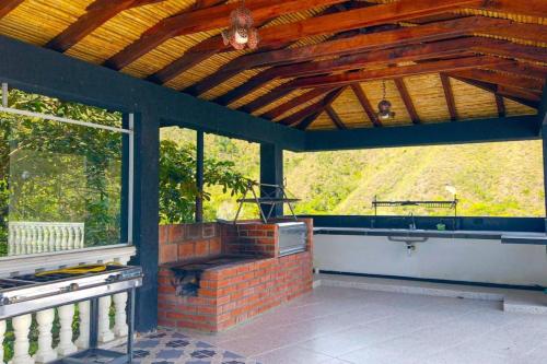 Μπαλκόνι ή βεράντα στο Finca la Galicia.