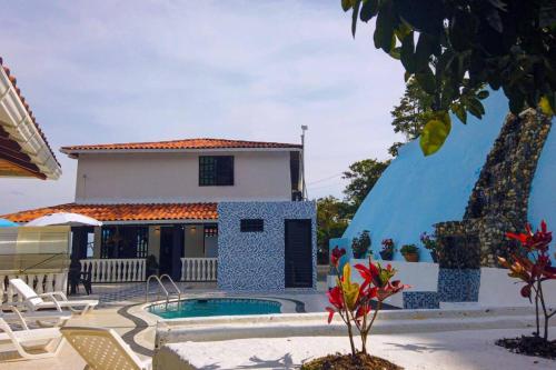 Πισίνα στο ή κοντά στο Finca la Galicia.