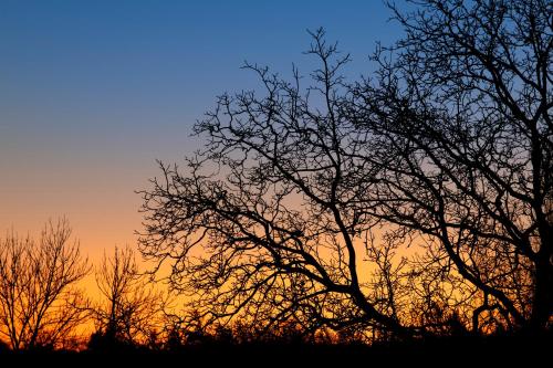 Blick auf den Sonnenuntergang/Sonnenaufgang von des Bed & Breakfasts aus oder aus der Nähe