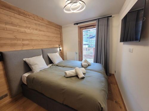 Bel appartement moderne au cœur des Gets avec parking et wifi