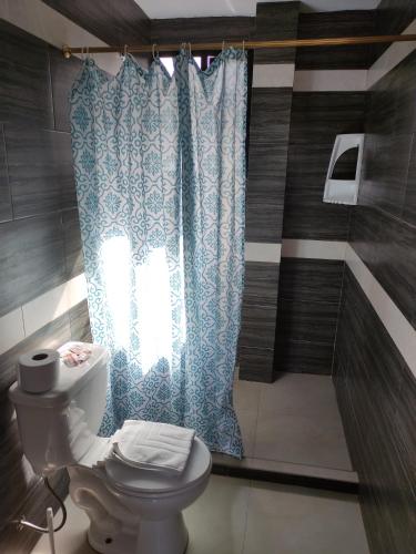 Koupelna v ubytování Apartamento "Tungurahua View"