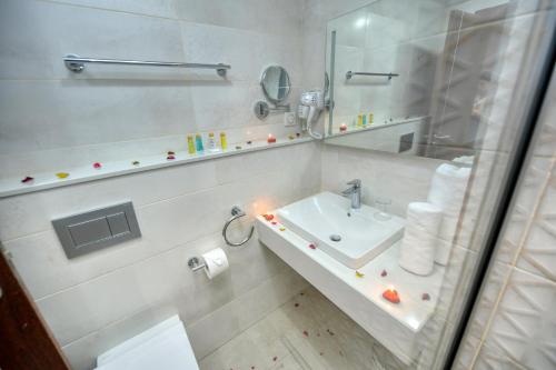Vannituba majutusasutuses LE PALME HOTEL