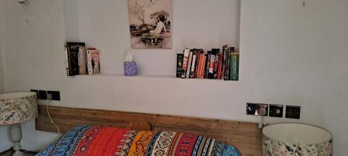 Biblioteca en el bed & breakfast