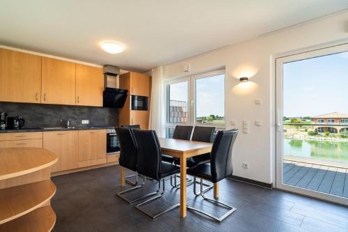 Dapur atau dapur kecil di Feriendorf am Sonnensee