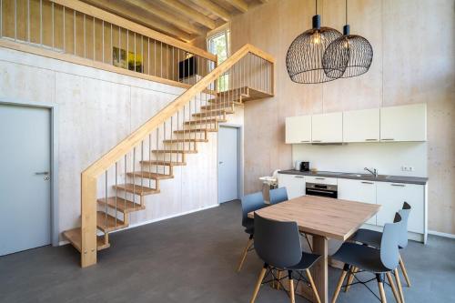 Dapur atau dapur kecil di Feriendorf am Sonnensee