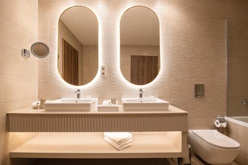 Koupelna v ubytování Hotel Gerardus