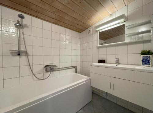 Koupelna v ubytování Rustik timmerstuga nära Tandådalens anläggningar