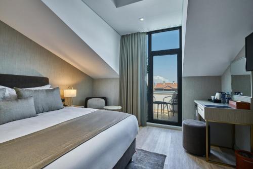 Postel nebo postele na pokoji v ubytování Rayelin Hotel Istanbul Old City