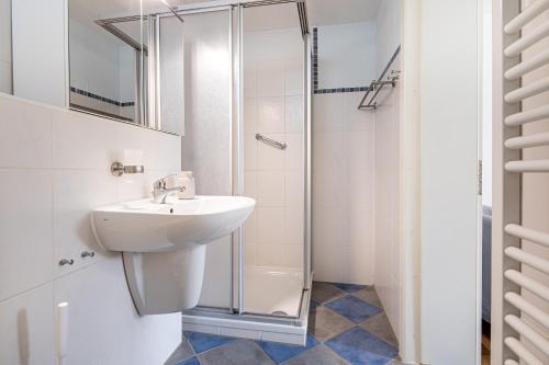 Bilik mandi di Ferienwohnung 1 Havelland