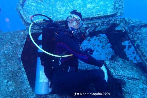 Επισκέπτες που μένουν στο Bait Alaqaba dive center & resort