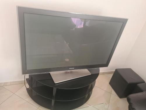 Dom pod Wroclawiem19にあるテレビまたはエンターテインメントセンター