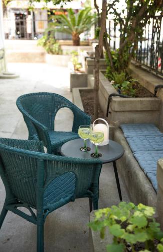 Posezení v ubytování Jensen Luxury Suites