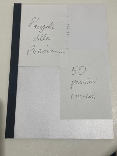 a piece of paper with handwriting on it at CasaMoira in Trequanda