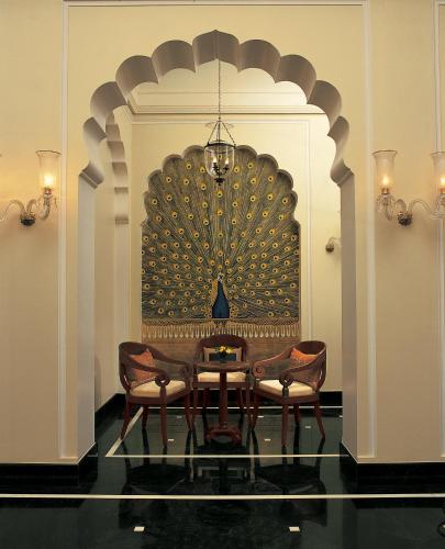 Χώρος καθιστικού στο The Oberoi Vanyavilas Wildlife Resort, Ranthambhore