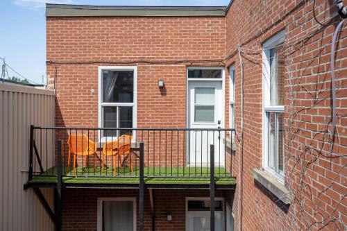 Balkón nebo terasa v ubytování François-Denis Apartments