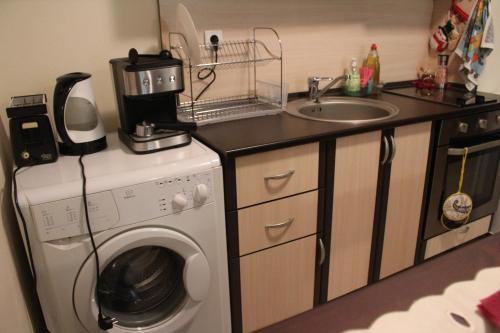 Apartment in Forest Glade Hotelにあるキッチンまたは簡易キッチン
