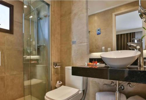 Et badeværelse på Hotel Boutique Itaim