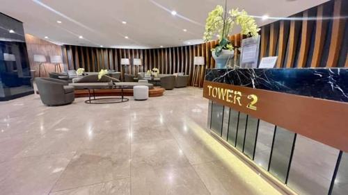 Ruang duduk di Ysa Staycation