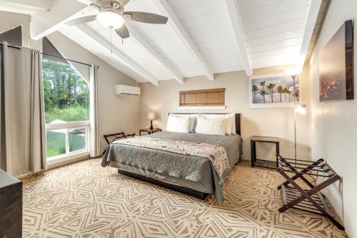 Ένα ή περισσότερα κρεβάτια σε δωμάτιο στο Sea Turtle Life