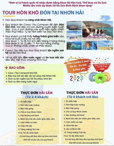 a flyer for a fun day at the beach at Hotel Hoàng Hưng Quy Nhơn in Quy Nhon