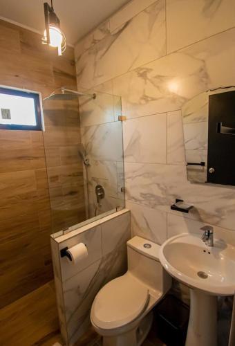 Ванная комната в Apartamentos Bukare