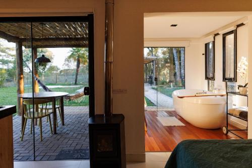 Ruang duduk di Reserva Cabanas
