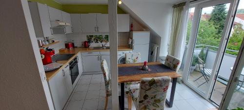 Η κουζίνα ή μικρή κουζίνα στο Ruhiges & zentrales Loft in Lörrach