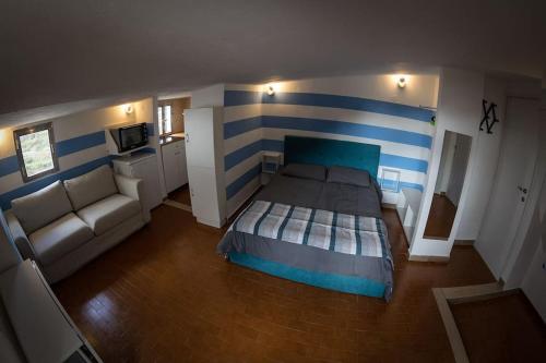 Cama o camas de una habitación en Sunset Manarola