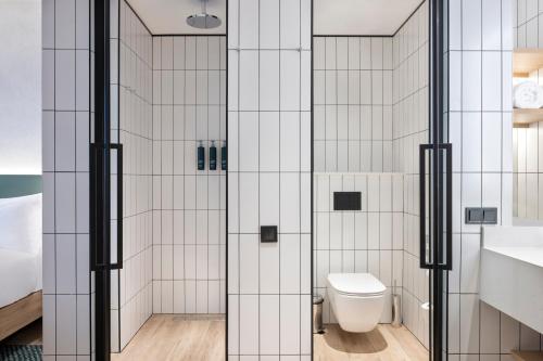 Koupelna v ubytování Hilton Garden Inn Tbilisi Riverview