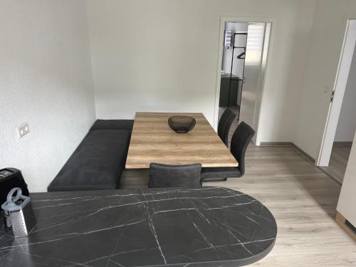 Ruang duduk di Gästehaus Graupner-Hainichen