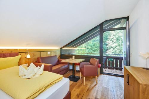 Posteľ alebo postele v izbe v ubytovaní Appartement Loser mit Indoorpool und Sauna