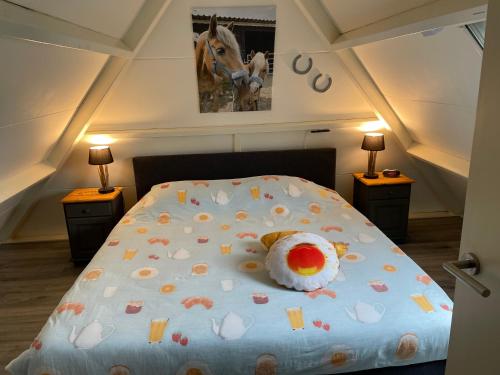 Giường trong phòng chung tại Landelijk Hijken