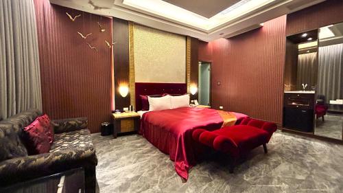Shining Motelにあるベッド