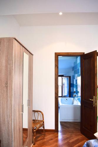 Postel nebo postele na pokoji v ubytování IL GINEPRO B&B