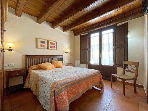 Кровать или кровати в номере Casa Rural juaningratxi