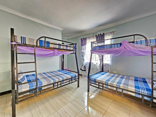 Двох'ярусне ліжко або двоярусні ліжка в номері Focus Mawio Hostel