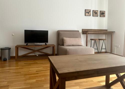 TV a/nebo společenská místnost v ubytování 4R Apartman 250m from Gondola