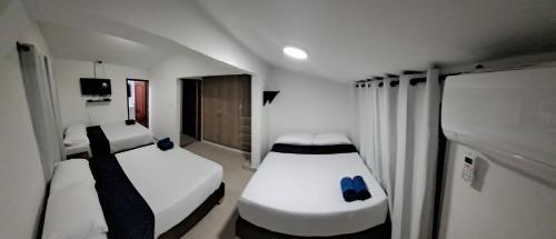 Postel nebo postele na pokoji v ubytování Apartamentos SurOeste