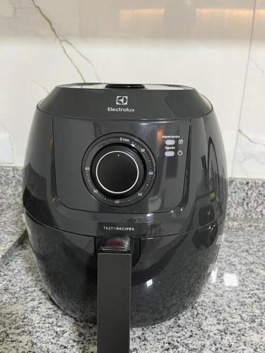 a black camera sitting on top of a counter at Apart Hotel Neri in Sinop